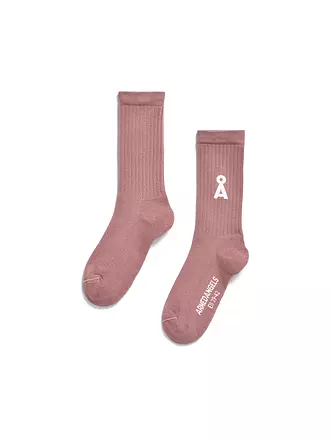ARMEDANGELS | Socken SAAMUS BOLD scarlet red | rosa