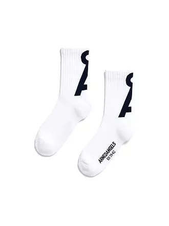 ARMEDANGELS | Socken SAAMUS light sage - pure | weiss