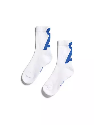 ARMEDANGELS | Socken SAAMUS white / dynamo blue | schwarz