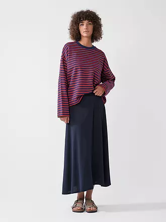 ARMEDANGELS | Sweater Oversized Fit FRANKAA  STRIPES | rot