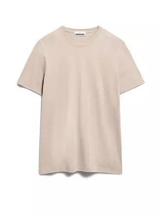 ARMEDANGELS | T-Shirt AADONI COLLEGE EBRO | beige