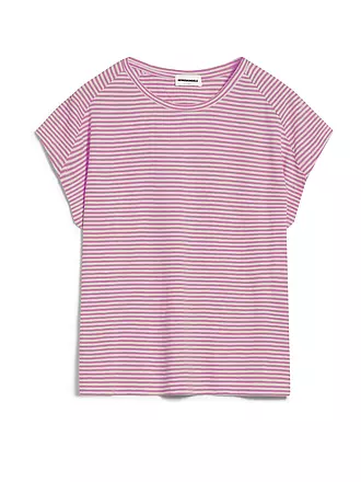 ARMEDANGELS | T-Shirt ONELIAA LOVELY STRIPES | pink