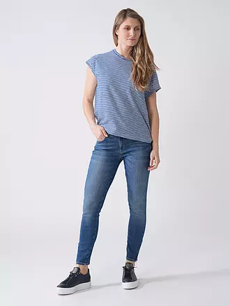 ARMEDANGELS | T-Shirt ONELIAA LOVELY STRIPES | hellblau