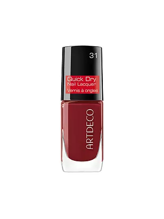 ARTDECO | Nagellack - Quick Dry Nail Lacquer ( 45 raspberry tart ) | dunkelrot