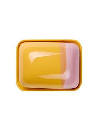 ASA SELECTION | Butterdose gross JOY 15x12x7cm Black Currant Smoothie | gelb