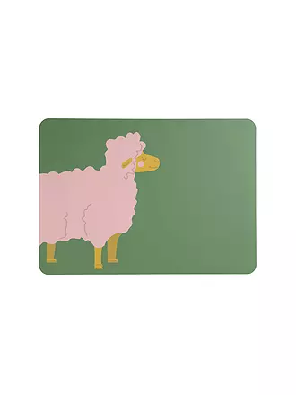 ASA SELECTION | Tischset Coppa Kids 33x46cm Wildlife Delfin Dennis | grün