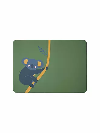ASA SELECTION | Tischset Coppa Kids 33x46cm Wildlife Pinque Pepe | grün