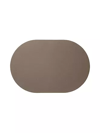 ASA SELECTION | Tischset oval 49,5 x 33cm Lava | braun