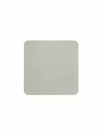 ASA SELECTION | Untersetzer Soft Leather 4er 10x10cm Limestone | camel