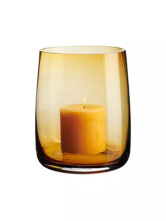 ASA SELECTION | Vase - Windlicht AJANA 18cm Amber | dunkelgrün