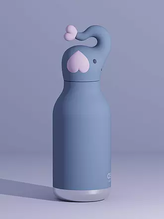 ASOBU | Isolierflasche 460ml DINO oliv | grau
