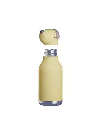 ASOBU | Isolierflasche 460ml DINO oliv | gelb