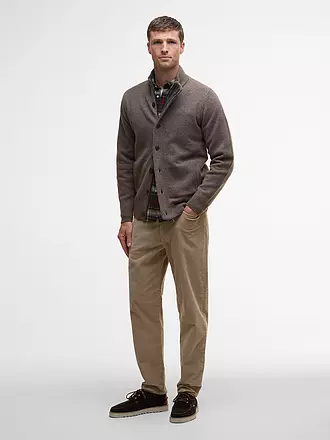BARBOUR | Strickjacke ESSENTIAL | hellgrau