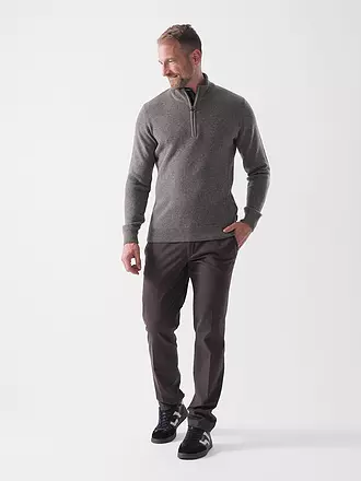 BARBOUR | Troyer Pullover HOLDIN | dunkelrot