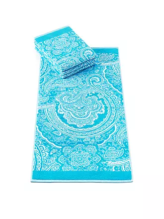 BASSETTI | Handtuch MERGELLINA 50x100cm Blau | hellgrün