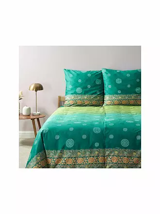 BASSETTI | Satin Bettwäsche PALLAVICINO 70x90cm/140x200cm Gruen | grün