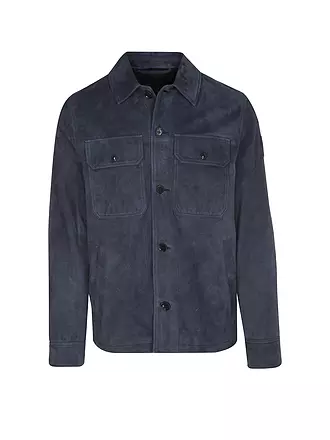 BELSTAFF | Lederjacke WAYPOINT | blau