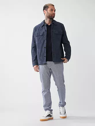BELSTAFF | Lederjacke WAYPOINT | blau