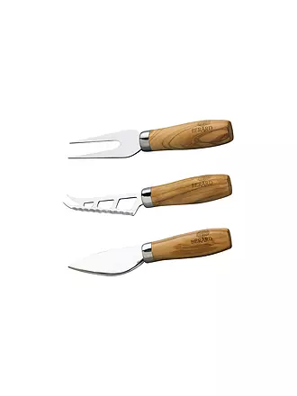 BERARD | Käse Messer Set 3er aus Olivenholz | braun