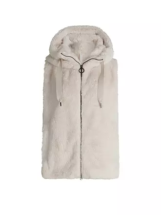 BETTY BARCLAY | Gilet in Fell-Optik | creme