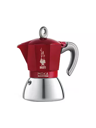 BIALETTI | Espressokocher Moka Induction 6 Tassen Alu/Rot | rot