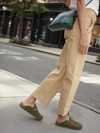 BIRKENSTOCK | Pantoletten - Sandalen BOSTON | olive