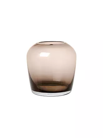 BLOMUS | Glas Vase LETA Large 15cm Tan | braun