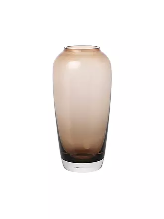 BLOMUS | Glas Vase LETA Large 17cm Tan | braun
