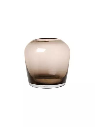 BLOMUS | Glas Vase LETA Small 13cm Tan | braun