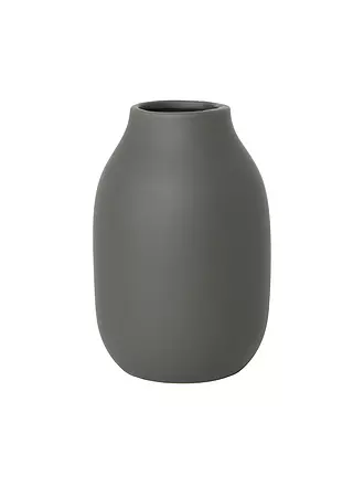 BLOMUS | Keramik Vase COLORA Small 15cm Mourning Dove | dunkelgrün