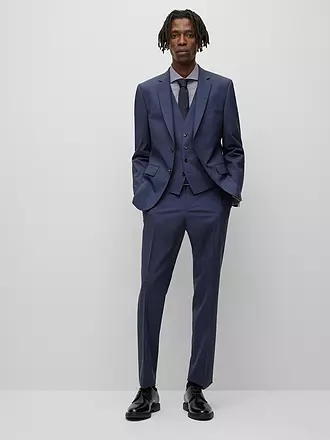 BOSS | Anzughose Slim Fit GENUIUS | blau