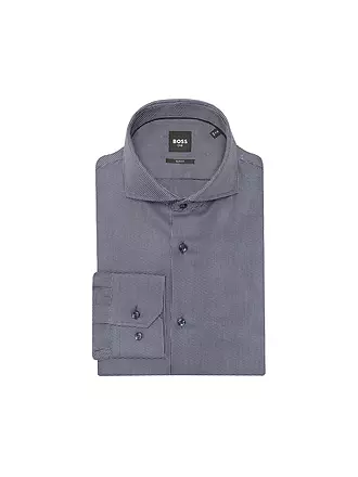 BOSS | Hemd Slim Fit HANK | dunkelblau