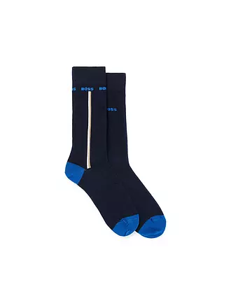 BOSS | Herren Socken ICONIC 2er Pkg black | dunkelblau