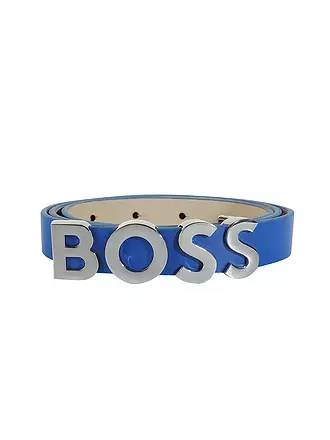 BOSS | Ledergürtel BOLD | blau