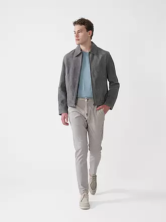 BOSS | Lederjacke H-MALBANO5 | beige