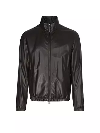 BOSS | Lederjacke L-MUBUK2 | braun