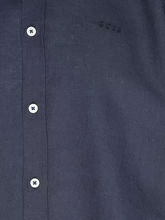 BOSS | Leinenhemd Slim Fit H-ROAN | hellblau