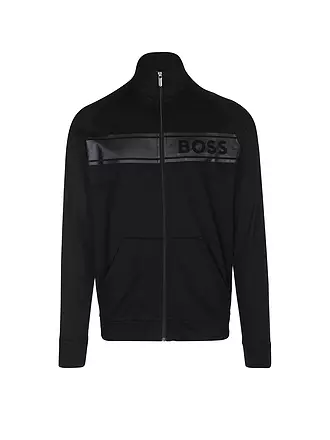 BOSS | Loungewear Jacke | dunkelgrün