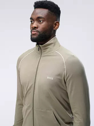 BOSS | Loungewear Jacke | hellgrau