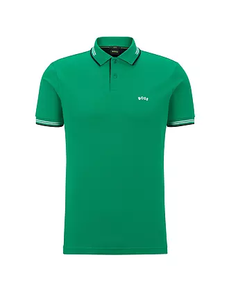 BOSS | Poloshirt Slim Fit Paul Curved | grün