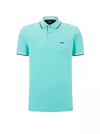 BOSS | Poloshirt Slim Fit Paul Curved | hellgrün