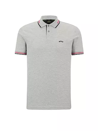 BOSS | Poloshirt Slim Fit Paul Curved | grau