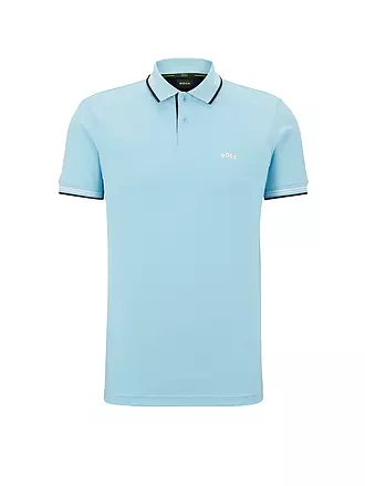 BOSS | Poloshirt Slim Fit Paul Curved | hellblau