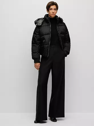 BOSS | Rollkragenpullover FASECTA | schwarz