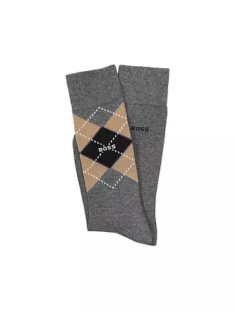 BOSS | Socken 2er Pkg. black | grau