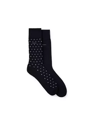 BOSS | Socken 2er Pkg. light beige | dunkelblau