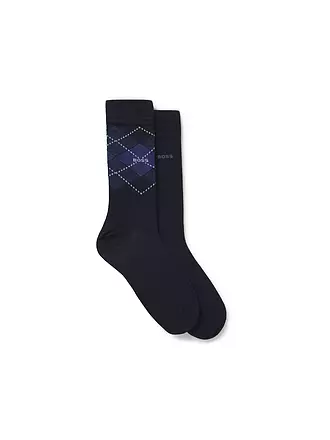 BOSS | Socken 2er Pkg. medium grey | dunkelblau
