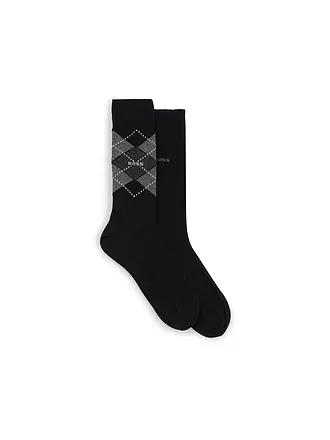 BOSS | Socken 2er Pkg. medium grey | schwarz