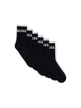 BOSS | Socken 6er Pkg. white | schwarz