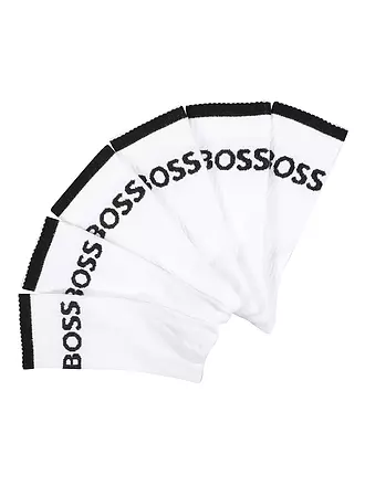 BOSS | Socken 6er Pkg. white | schwarz
